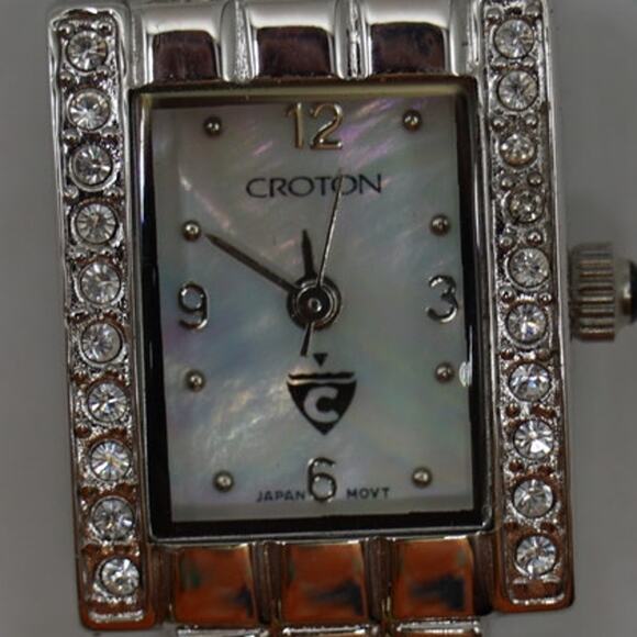 Ladies Croton Silver Bracelet Watch w/ MOP Dial - Picture 4 of 6